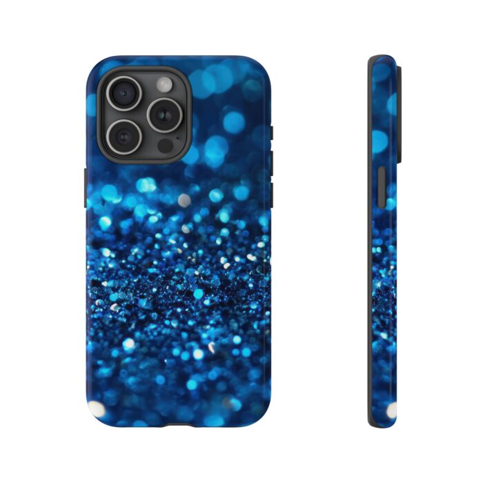 Blue Glitter Phone Case