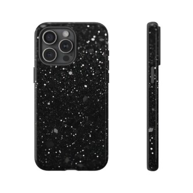 Black Glitter Phone Case