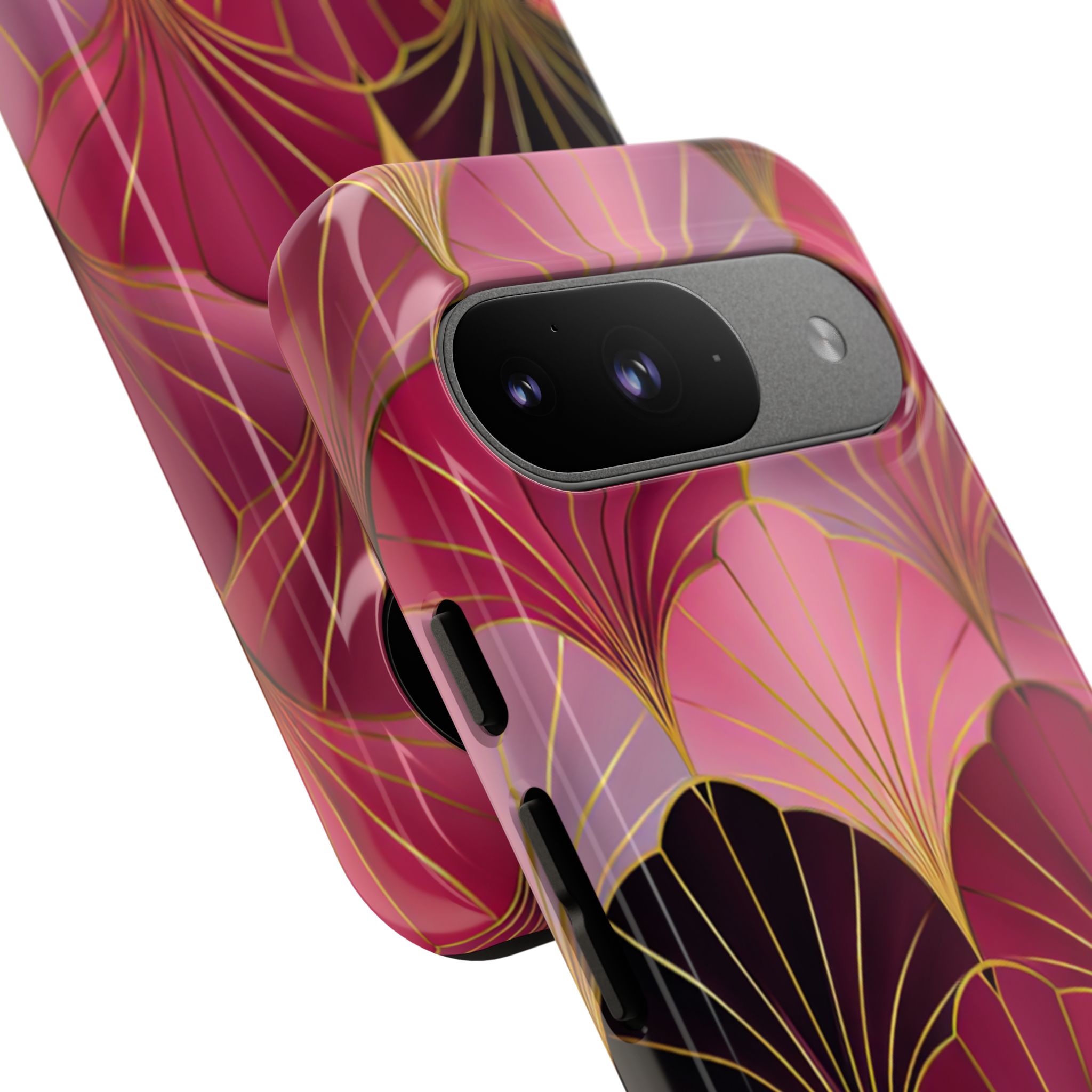 Pink Art Deco Phone Case - Image 3